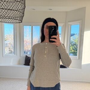 Everlane Waffle Top